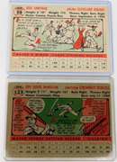 2 Topps 1956 Baseball Cards