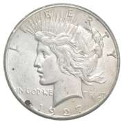 1927 Peace Silver Dollar