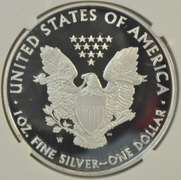 Flawless 2010-W PRF $1 Silver Eagle. NGC PF70 ULTRA CAMEO ER
