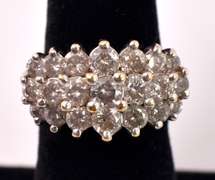 Lavish At Least 1.5CTW Diamond Ring in 14K Yellow Gold