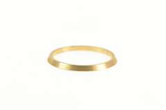 14K Yellow Gold 1.3mm Vintage NOS 1950's Stackable Band Ring