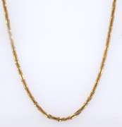 Vintage Sterling Silver Twisted Chain Necklace