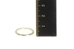 14K White Gold 1.9mm Rounded Classic Simple Wedding Band Ring
