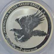 Flawless 2014-P Australia Silver $1. PCGS MS70 John Mercanti signed