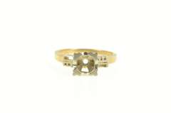 14K Yellow Gold 5.25mm Vintage NOS 1950's Engagement Setting Ring