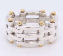 Tiffany & Co Two Tone Gate Link Band