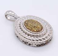 925 Sterling Silver Diamond Pendant