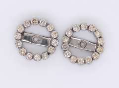 Dazzling White Gold Diamond Halo Earrings Jackets