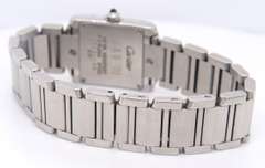 Ladies Cartier Tank Stainless Steel Watch