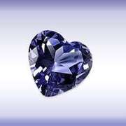 6MM HEART IOLITE LOOSE GEMSTONE