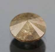 Exquisite .55ct smooth cut gray Diamond solitaire