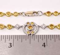 Dazzling Approx. 14.74CTW Diamond Necklace in 18K White Gold