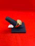 MENS 14K YELLOW GOLD RING WITH 2.00 CARAT OF DIAMOND