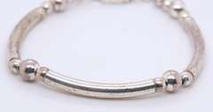 Sterling Silver Ball Link Bracelet