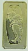 1972 Father's Day the Franklin Mint 1000 Grains Solid Sterling Silver Bar