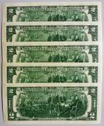 (5) Superb Crisp 2013 $2 Star Replacement Notes New York-Consecutive!