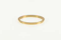 14K Yellow Gold Vintage NOS 1950's 1.4mm Stackable Band Ring