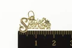14K Yellow Gold Special Grandma Mother's Day Grammy Charm/Pendant