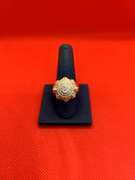 MENS 14K YELLOW GOLD RING WITH 2.00 CARAT OF DIAMOND