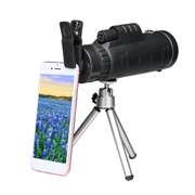 50X HD Monocular Night Vision Telescope w/ Clip, Tripod