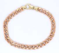 Simple Yellow Gold Curb Link Bracelet