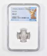 MS67 1994 MO Mexico 1/10 Onza Silver - Graded NGC