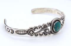 Lot of 2 Vintage Sterling Silver Cuff Bangles