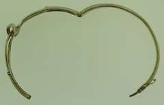 Sterling Silver Diamond Knot Bangle