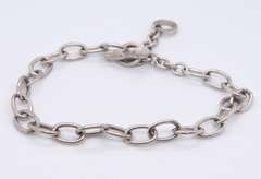 Vintage Sterling Silver Fancy Link Bracelet