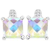 3 CARAT MERCURY MYSTIC TOPAZ 925 STERLING SILVER EARRINGS