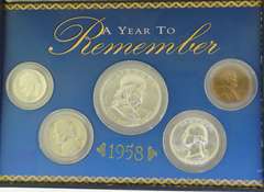 1958 A Year to Remember (5) Coin Box Set