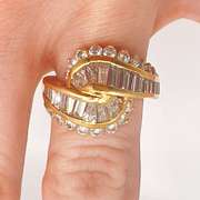 18kt Yellow Gold & Diamond Ring- 2.0+ CTW