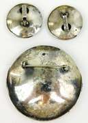 Coro by Hector Aquilar Diorama Sterling Pin & Earrings