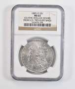 MS63 1885-O Morgan Silver Dollar Olathe Hoard From Treasury Bags - NGC