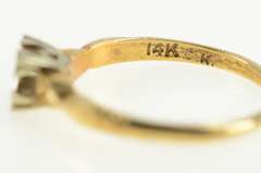 14K Yellow Gold 3.8mm Vintage NOS 1950's Engagement Setting Ring