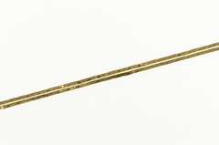 14K Yellow Gold 0.9mm Square Retro Box Simple Chain Necklace