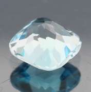 Brilliant 2.66ct cushion cut Swiss blue Topaz