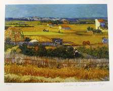 Vincent Van Gogh, Harvest Landscape in Arles