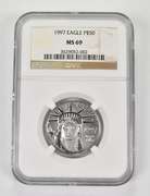 MS69 1997 $50 American Platinum Eagle 1/2 Oz. .999 Fine Platinum - NGC