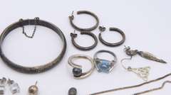 Group Lot of Vintage Sterling Silver Jewelry