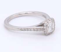 TIFFANY AND CO. LADIES PLATINUM & DIAMOND RING