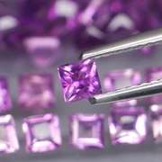 Amazing 6.95ct matched bright purple Amethyst set