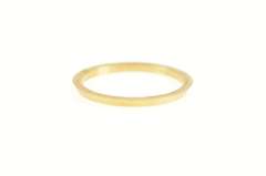 14K Yellow Gold 1.4mm Simple Classic Vintage NOS 1950's Band Ring