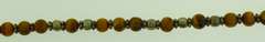 Sterling Silver Tiger eye Beads With Vintage Silver Beads Necklace