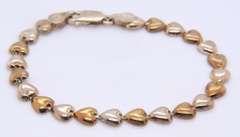 Group Lot of 4 Vintage Sterling Silver Bracelets