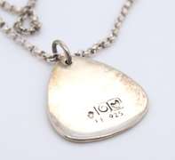 Vintage Sterling Silver Signed Pendant on Chain