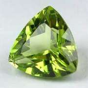 4MM TRILLION PERIDOT LOOSE GEMSTONE