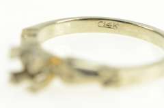 14K Yellow Gold Vintage NOS 1950's Setting 5.25mm Engagement Ring