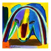 Original painting on canvas by M. Kadishman