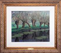 Paul Emille Pissarro Original Oil on Canvas